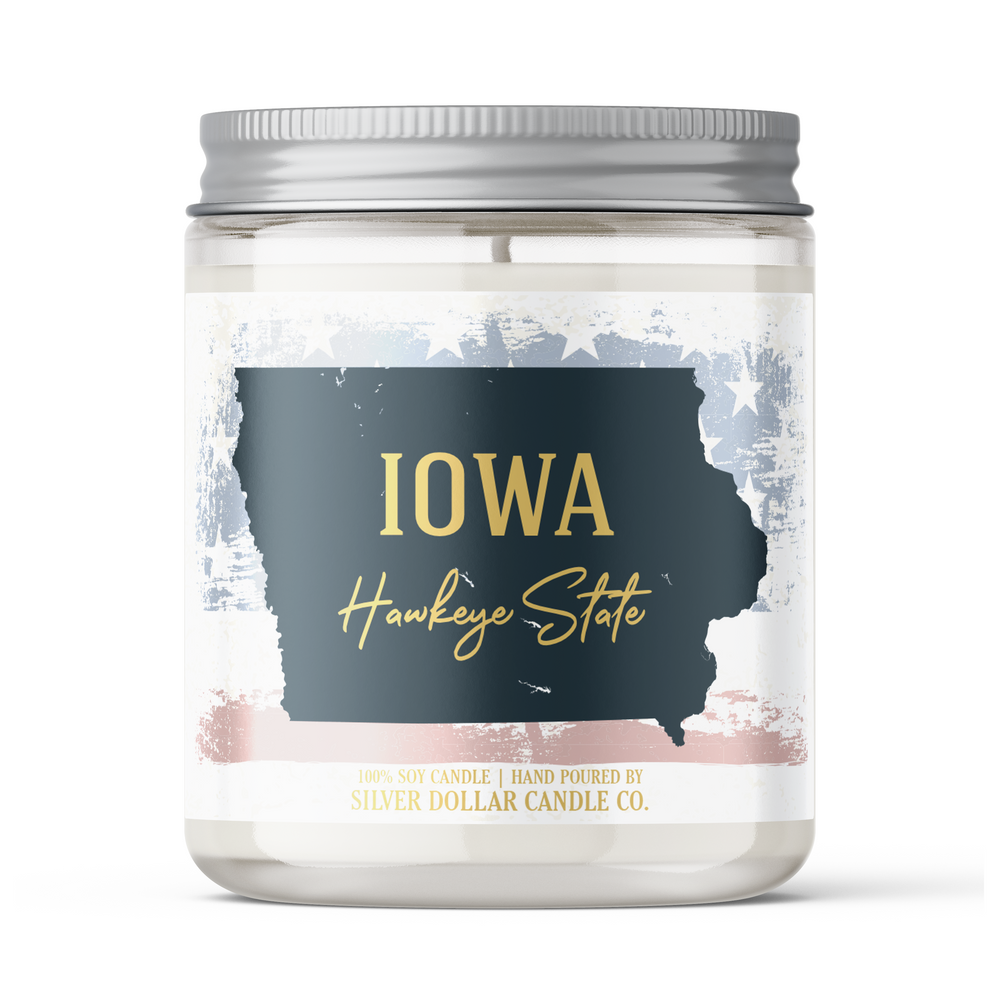 Iowa State Candle - Missing Home and Nostalgia Candle - 9/16oz 100% All-Natural Handmade Soy Wax Candle