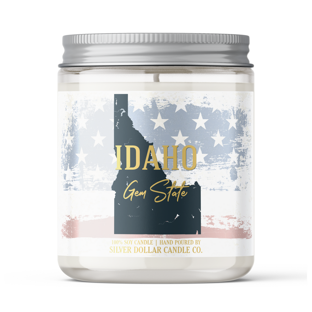
            
                Load image into Gallery viewer, Idaho State Candle - All Natural Soy Wax Candle
            
        