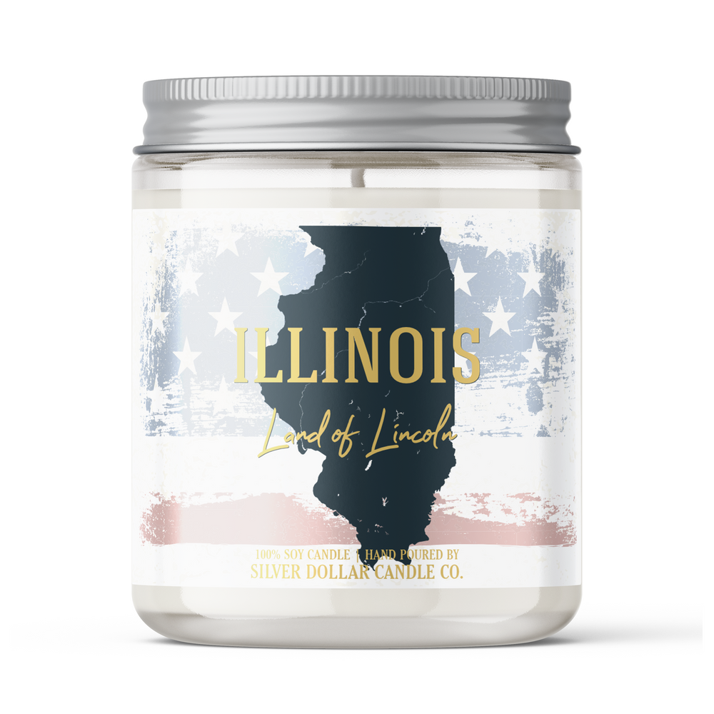 Illinois State Candle - All Natural Soy Wax Candle