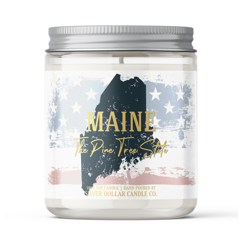 Maine State Candle - Missing Home and Nostalgia Candle - 9/16oz 100% All-Natural Handmade Soy Wax Candle