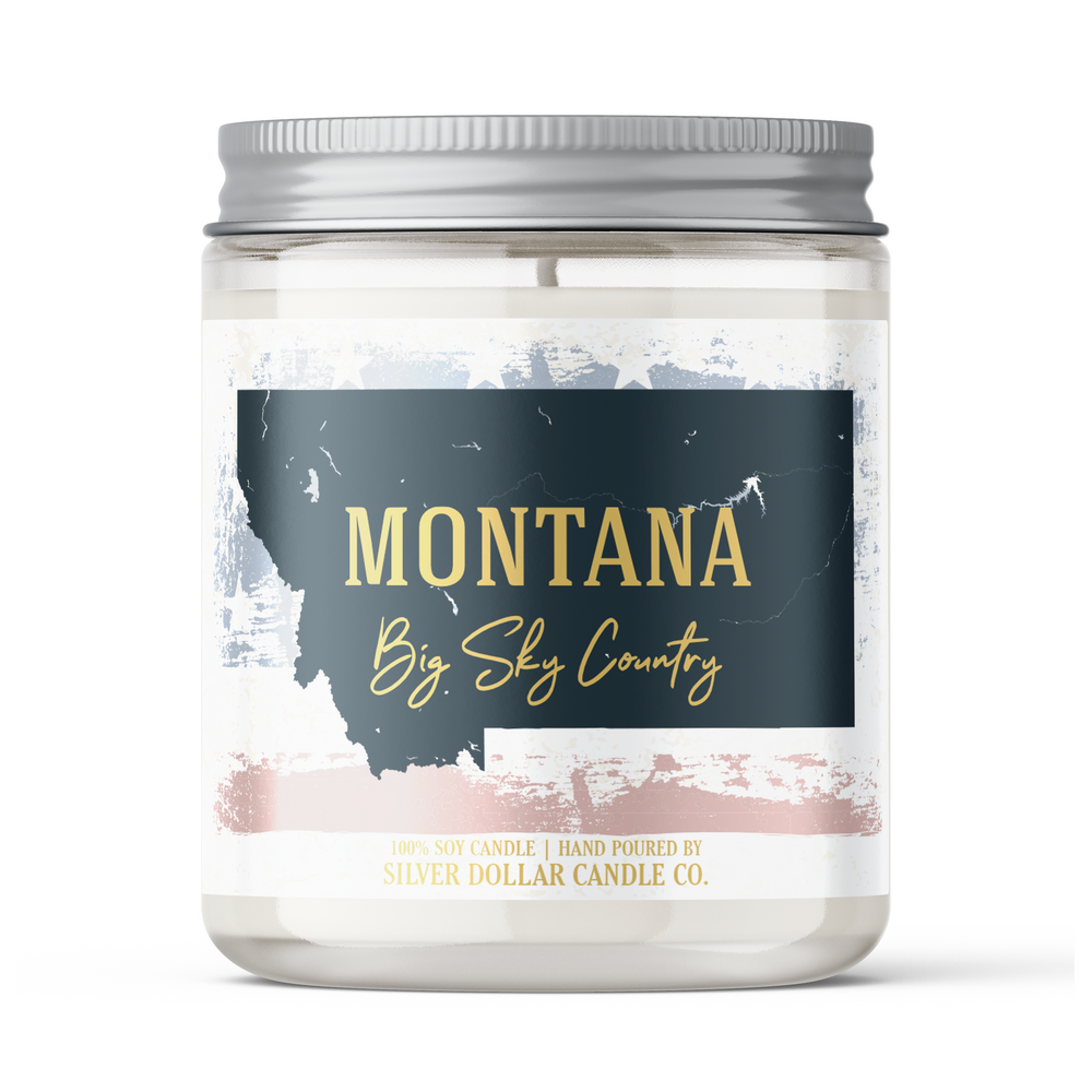Montana State Candle - All Natural Soy Wax Candle