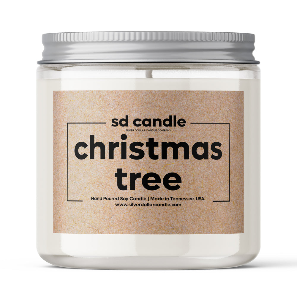 #3 | Handmade Soy Wax Christmas Tree Scented Candle - Perfect for Holiday Gifting & Home Decor